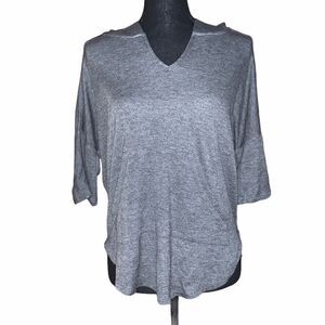 Tresics Hooded Half Sleeve Top